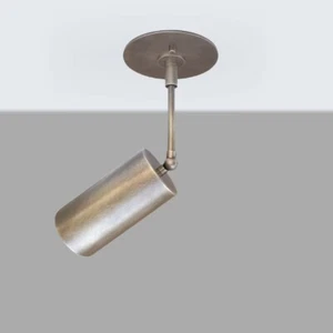 Foco de techo de ángulo ajustable--Luz de latón antigua moderna--Latón macizo - Imagen 1 de 5