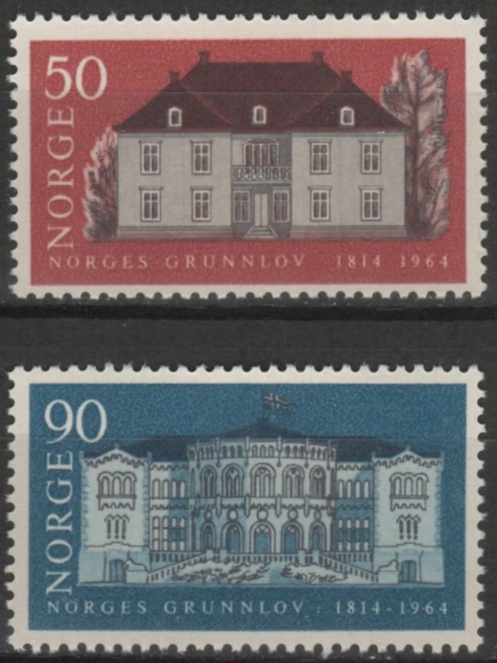 NORWAY Sc. 454-5 Constitution 1964 MNH  - Image 1 of 1