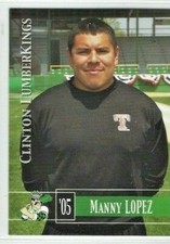 2005 Clinton LumberKings (Class A-Texas Rangers) Manny Lopez