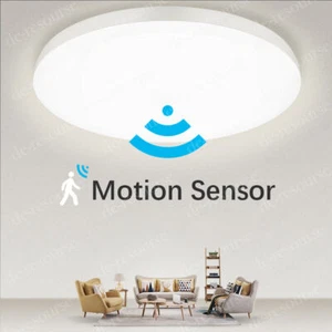 Lámpara de techo 72W con sensor de movimiento LED lámpara de techo lámpara de pasillo lámpara LED - Imagen 1 de 14