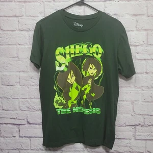 Disney Kim Possible Shego Nemesis Tshirt Sz M Green Neon Front Graphic I Am Evil - Picture 1 of 7