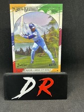 Bo Jackson Multi-Color Pallet #d 99/99 2023 Topps X Bob Ross