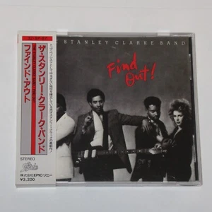 THE STANLEY CLARKE BAND FIND OUT! JAPAN CD 32・8P-87 3200YEN w/BOX OBI - Picture 1 of 15