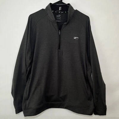 Sudadera Pullover PUMA 1/4 Cremallera Para Hombre Talla XL Gris Suéter Chaqueta Manga Larga Foto 1 de 4