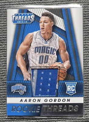 Aaron Gordon 2014-15 Panini Rookie Threads Rookie Card RC #64 "Duel Color Patch" - Image 1 of 3