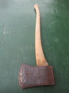 Vintage Tool Axe Hatchet 27" Wooden Handle with 4+" Blade - Picture 1 of 9
