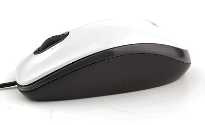 Fujitsu Maus weiß grau optisch mit USB Anschluss 3 TASTEN SCROLLRAD - Bild 1 von 2