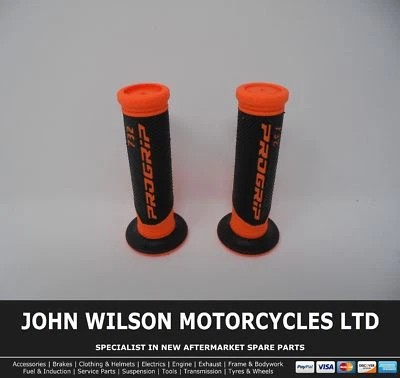 Kawasaki ZX-10R 1000 C Ninja SE 2006 - 2007 Orange ProGrip Handle Bar Road Grips - Image 1 of 2
