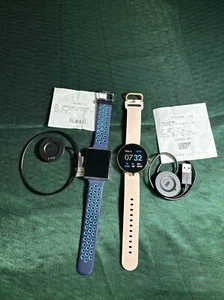 iTouch Sport 3 Smartwatch Fitness Tracker: Rose Gold Case with Black Strap And - Picture 1 of 4