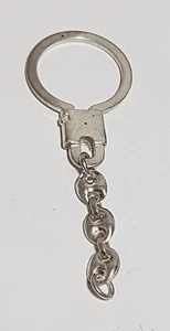 Liras con cadena para llaveros en Plata de Ley 925 mm. - Imagen 1 de 3