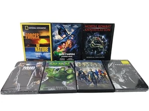 Lot of 7 DVD Action Movies. Men in Black, Predator, X Men, Hulk, Mortal Kombat - Picture 1 of 9