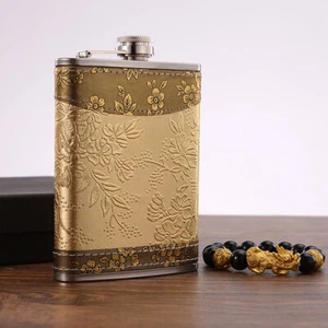 Portable Liquor Whiskey Alcohol Flagon Stainless Steel Hip Flask Wine Bottle NEW - Picture 1 of 12