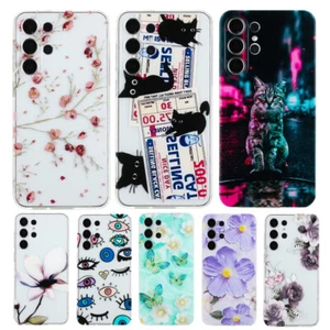 For Samsung A55/A54/A15/A25/A35/A05S Painted Soft Silicone Shockproof Case Cover - Picture 1 of 20