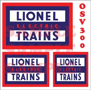 WEATHERED WATERSLIDE BUILDING SIGN DECALS LIONEL TRAINS O SCALE OSV300 - Picture 1 of 1