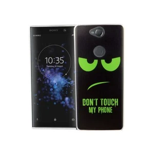 Sony Xperia XA2 Plus Etui na telefon komórkowy Ochrona Case Cover Etui Dont Touch My Phone Zielone - Zdjęcie 1 z 3