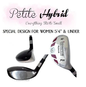 Petite Hybrid #PW iDrive 40° Graphite Ladies Flex Small Short Womens Iron Wood - Picture 1 of 2