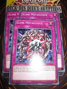 YU-GI-OH! PLAYSET (LOT DE 3) SLIME METALLIQUE EGS1-FR036 FRANCAIS EDITION 1 - Picture 1 of 1