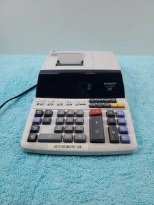 Sharp EL-1197PIII Electronic Printing Calculator Adding Machine Ribbon Printer - Picture 1 of 18