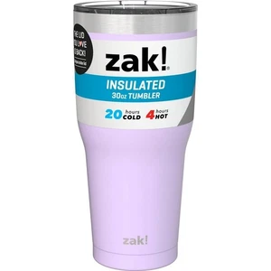 Zak! 30oz Insulated Tumbler Lilac Hot/Cold 24 hrs Double Wall Stainless Cascadia - Picture 1 of 5
