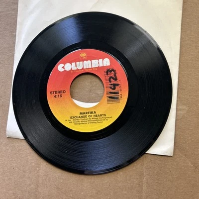 Martika Exchange Of Hearts/Toy Soldiers 1988 Columbia 45 - Image 1 of 2