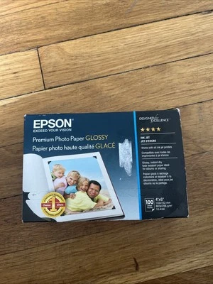 Epson Premium Photo Glossy Paper 4 x 6 Inches, 100 Sheets - Image 1 of 4
