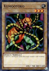 YuGiOh Legend of Blue Eyes 25th Anniversary LOB-EN082 Kumootoko - Picture 1 of 1