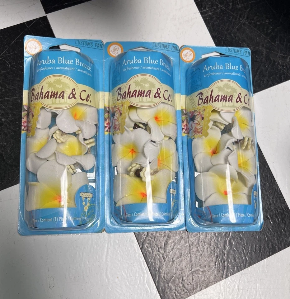 Bahama & Co Aruba Azul Brisa Floral Collar Hogar Coche Ambientador (3) Foto 1 de 4