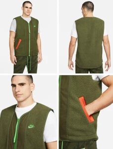 NIKE Sportswear Essentials+ Men's High-Pile Fleece Vest - MEN L - Picture 1 of 1