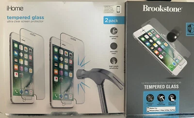 Lote de 3 NOVO Protetor de Tela para iPhone 6/7/8/6/7plus Brookstone e iHome - Imagem 1 de 3