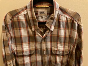 Camisa informal de colección Camel Active para hombre multicolor a rayas con bolsillos talla XL - Imagen 1 de 3