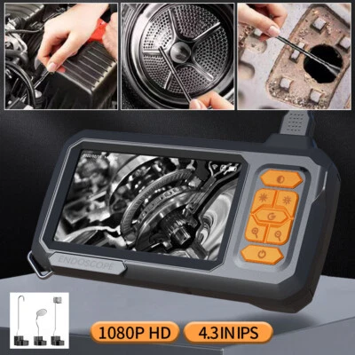 1080P HD 8MM 4.3" Screen Industrial Endoscope Camera Borescope Inspection Camera
