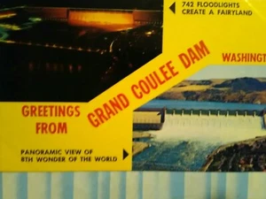 AWESOME PHOTO POST CARD GREETINGS from GRAND COULEE DAM IN WA - Picture 1 of 12
