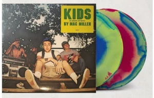 Mac Miller KIDS Red Blue & Green Swirled Colored Vinyl 2LP Urban Outfitters RARE - Picture 1 of 16