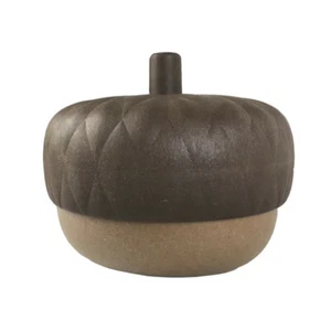 Snack Schale Acorn Qualy Eichel Box Frucht Schatulle Ablage Etagere Braun - Picture 1 of 6