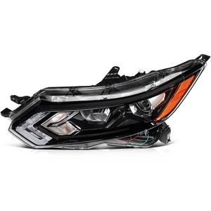 Left Side LED Headlight Assembly For 2020-2022 Nissan Rogue Sport Black Housing - Picture 1 of 9