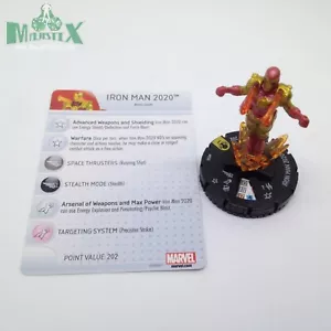Heroclix Age of Ultron OP set Iron Man 2020 #050 ¡Figura súper rara con tarjeta! - Imagen 1 de 1