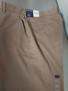 Caquis para hombre Stafford 100 % algodón Pima nuevos con etiquetas 40 x 32 - Imagen 1 de 6