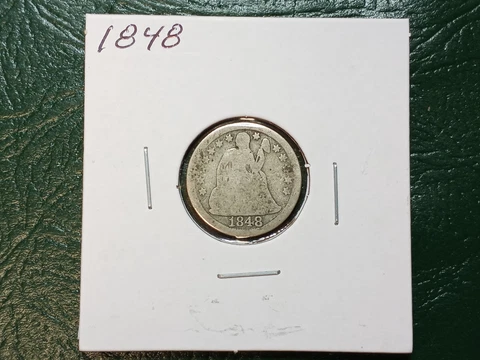 1848 Seated Liberty Dime - Mid Grade Cover