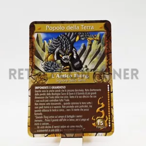 GORMITI Vintage - Card Terza Serie III - L'Antico Thorg Signore della Terra - Picture 1 of 1