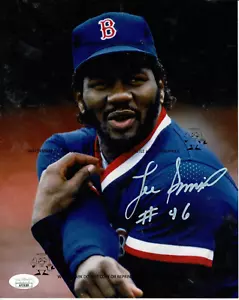 LEE SMITH SIGNED HANDSIGNIERT 8x10 - Boston Red Sox - Chicago Cubs - J.S.A. Cert - Bild 1 von 3