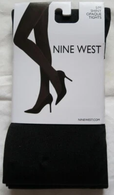 NINE WEST - Medias opacas brillantes (negras) Foto 1 de 3