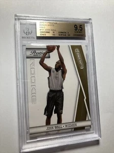 2010-11 Prestige John Wall #151 BGS 9.5 GEM MINT Rookie RC 134/249 - Picture 1 of 2