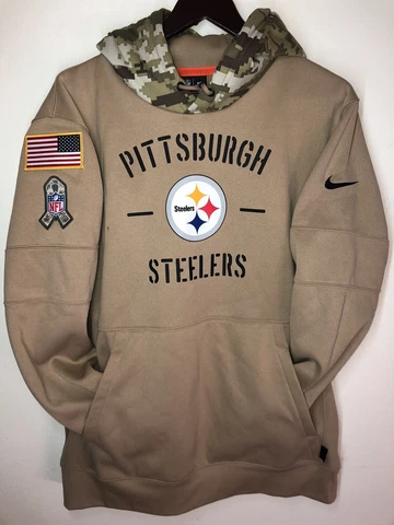 Nike Pittsburgh Steelers "Salute to Service" Hoodie Camouflage - Adult Large Cover