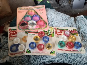 Vintage Tywell Holly Tie Assorted Ribbons Christmas Decoration USA NOS - Picture 1 of 9