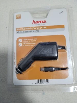 Hama Kfz-Ladekabel mini-USB mit LED Funktionsanzeige - Bild 1 von 2
