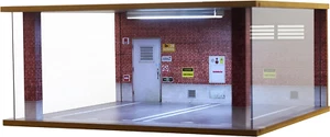1/18 Scale Model Car Display Case - 1:18 Car Garage Display Case with Clear Acry - Picture 1 of 7
