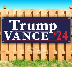 TRUMP VANCE 2024 MAGA FJB Banner Flag Sign Vinyl SB00042 - Picture 1 of 8
