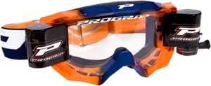 Pro Grip 3200 Venom Goggles W/Roll-Off System Blue/Fluorescent Orange - Picture 1 of 1