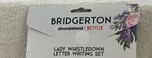 Bridgerton Lady Whistledown Letra Escritura Papelería Set Papeles y Sobres NUEVO - Imagen 1 de 5