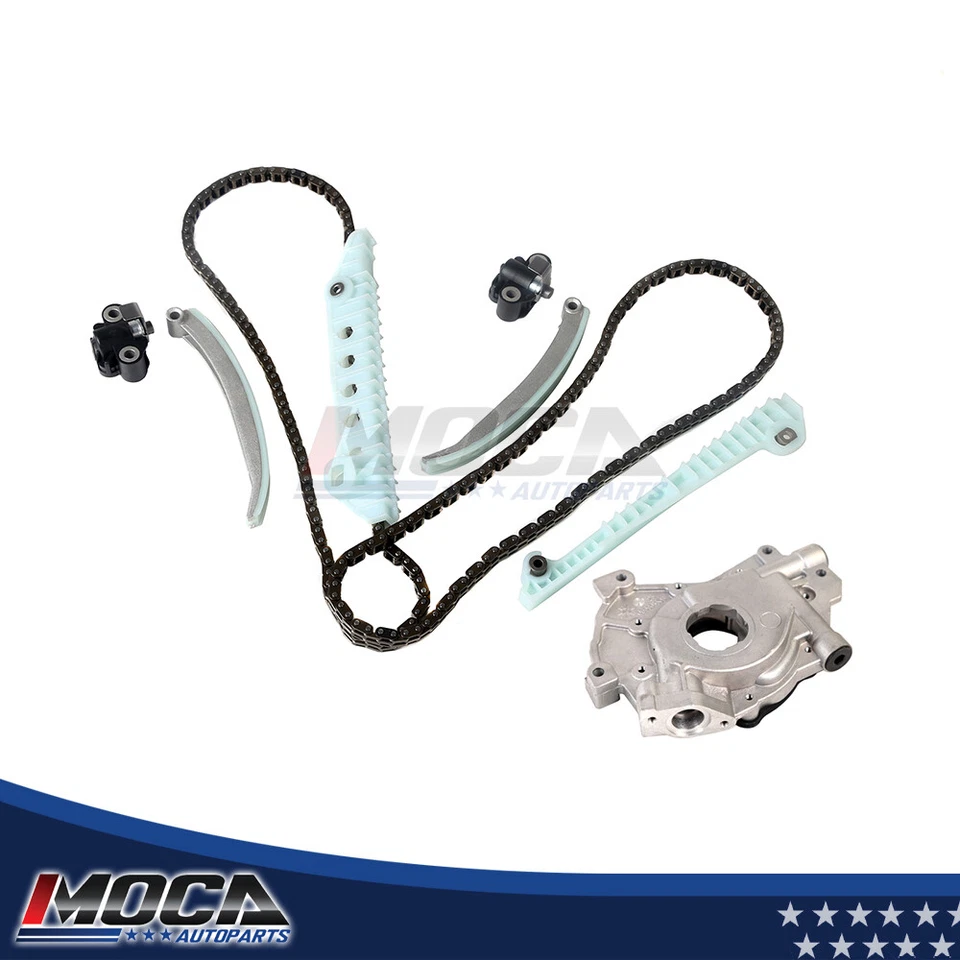 Kit de cadena de distribución con bomba de aceite para Ford E-150 F-150 Lincoln Town Car 04-07 4,6 L Foto 1 de 4